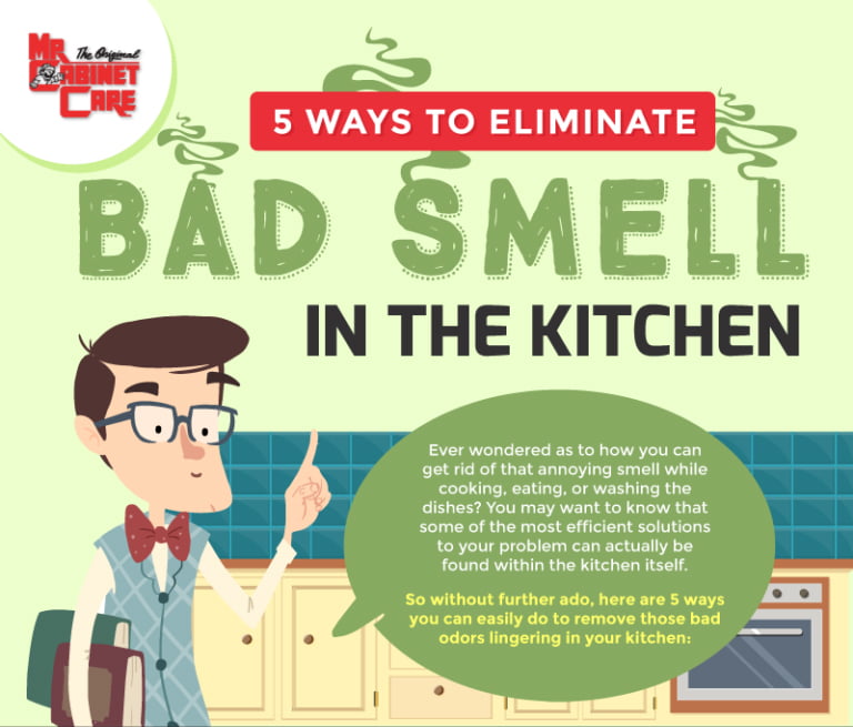 [Infographic] 5 Ways to Eliminate Bad Smells in the Kitchen TheFastr