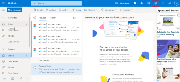hotmail backup email